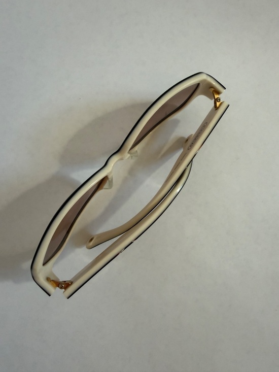 Vintage Coach Tasha S846 Sunglasses Tortoise Cream Oversized main image 5